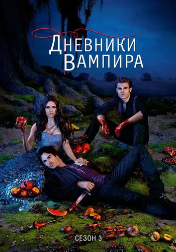 Дневники вампира 3 сезон — постер